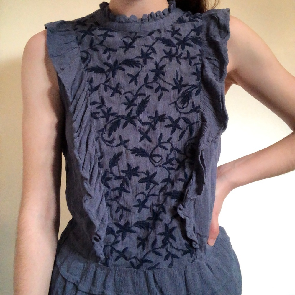 romantic high neck top